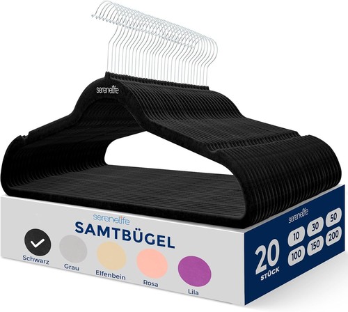 Serenelife samt kleiderbügel - samt,