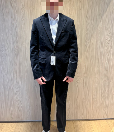 Herren anzug m samt - herren, h&m