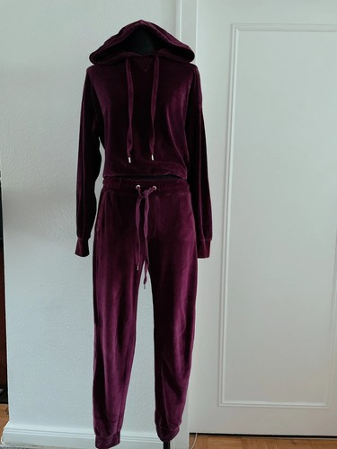 Lila aubergine samt lounge - aubergine,