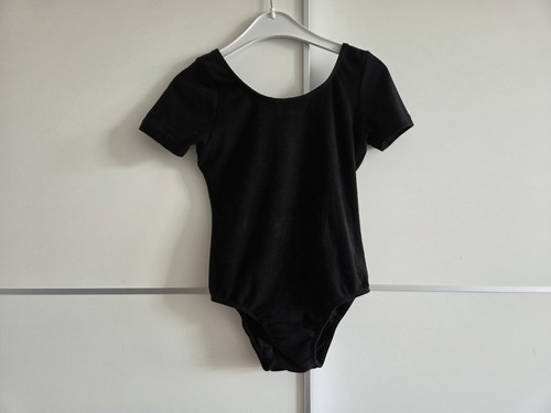 Ballettanzug tanzbody schwarz - ballettanzug,
