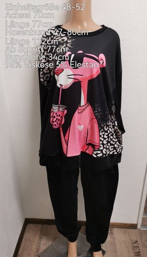 Pink panther samt jogginganzug - panther,